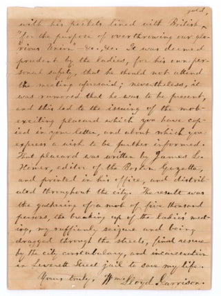 Thompson, the Abolitionist.
